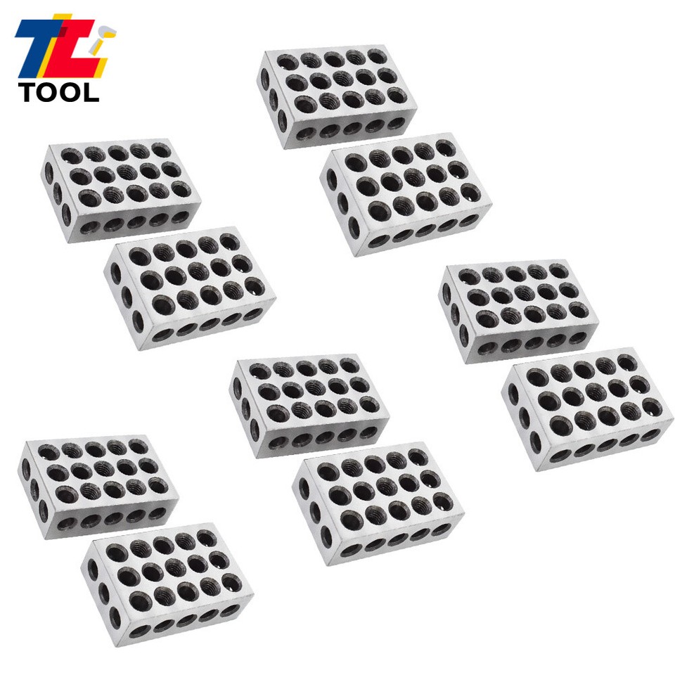 123 Engineering Blocks 5 MATCHED PAIRS ULTRA PRECISION 1-2-3 BLOCKS .0001