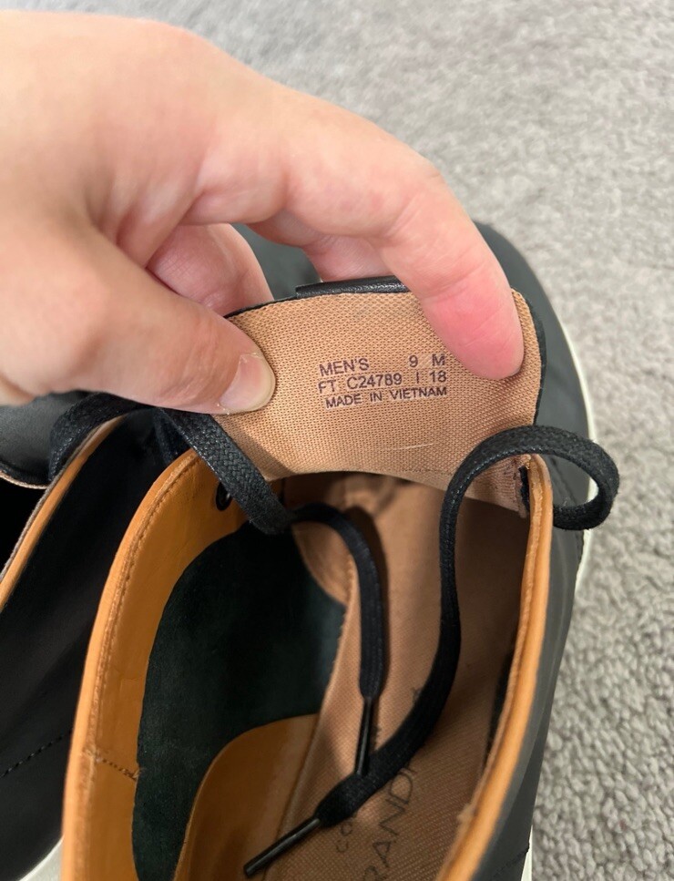Cole Haan GrandPro Chukka‎ Boots Men\'s Size 13 M Black White Leather C24789 Cole Haan Mens GrandPro Chukka Boots Black 13 M Affordable  main image 4