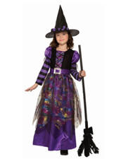 Spider Sparkle Witch Kid's Halloween Costume