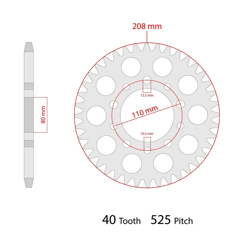 Kit de cadena de transmisión y piñones para Honda CB750F RC42 1992 1993 1994 1995 1996-2003 Foto 3 de 4