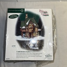 Dept 56 "T. SMITH CHRISTMAS CRACKERS" #58719 (Set of 2) Dickens' Village Series