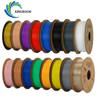 【Buy 6 Get 4 Free】Kingroon PLA Silk PETG 1.75 mm 3D Printer Filament Spool 1KG