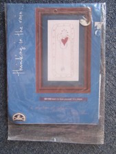CREATIVE WORLD COUNTED CROSS STITCH KIT THINKING IN THE RAIN  NEW SEALED