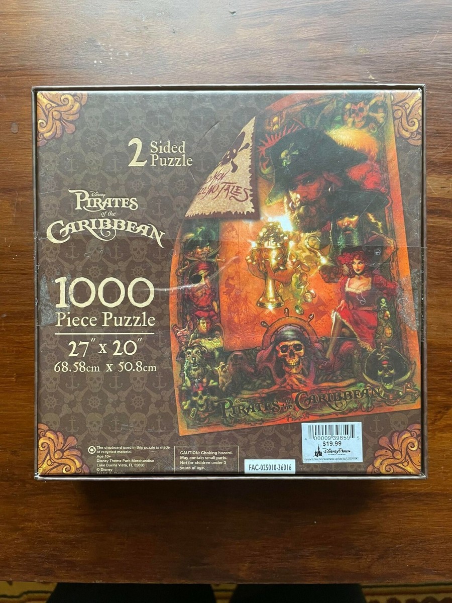 Pirates of the Caribbean 1000 Piece 2-sided Puzzle | eBay