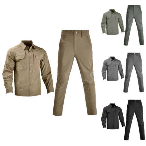 Mens Outdoor Combat Uniform Shirts Pants Army Military Tactical Suits Camping - 第 1/11 張圖片
