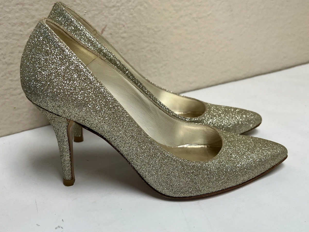 Stuart weitzman 2025 glitter heels
