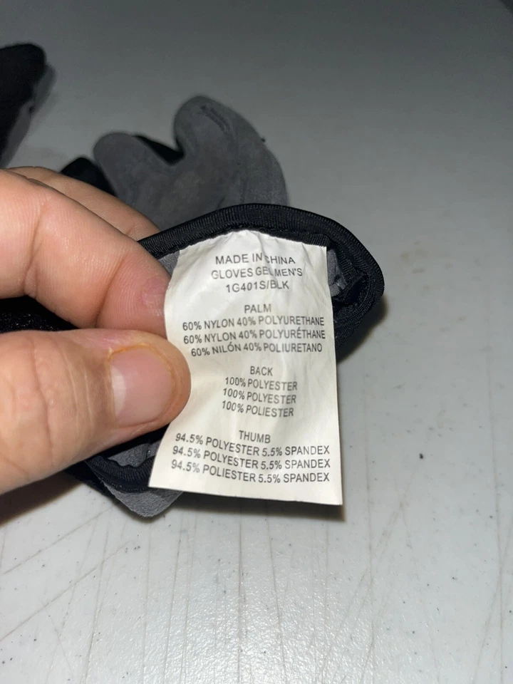 Guantes de ciclismo Cannondale Gel 1/2 dedo para hombre pequeños 1G401 negros y grises Foto 3 de 3