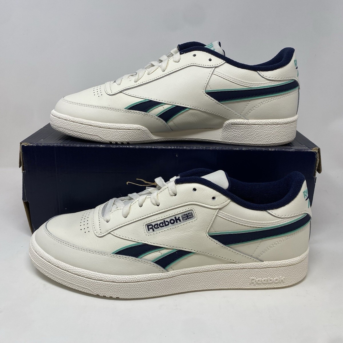Men's Reebok Club C Revenge Creme Tennis Shoes 100033712 size 13