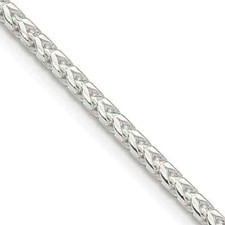 5mm 925 Franco Sterling Silver Solid Chain Necklace Bracelet Diamond Cut  Italy