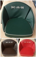 MAN Traktorkissen Sitzkissen Kissen Traktor Trecker Schlepper Grün Rot Braun