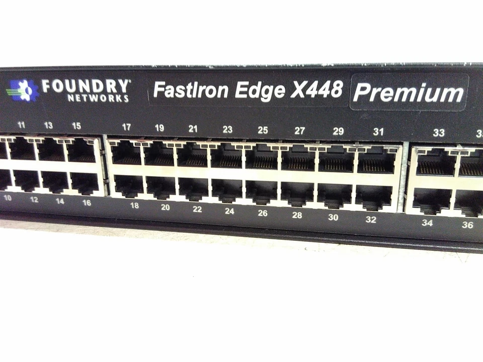 Defective Foundry FastIron Edge X448 Premium Switch AS-IS for Repair - Image 3 of 4