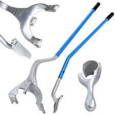 17.5" to 24" Tire Changer Mount Demount Tool Tools Tubeless Truck Bead Blue