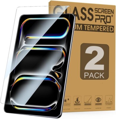 2PCS Tempered Glass Screen Protector for iPad/MacBook/Amazon Fire/Samsung Tablet