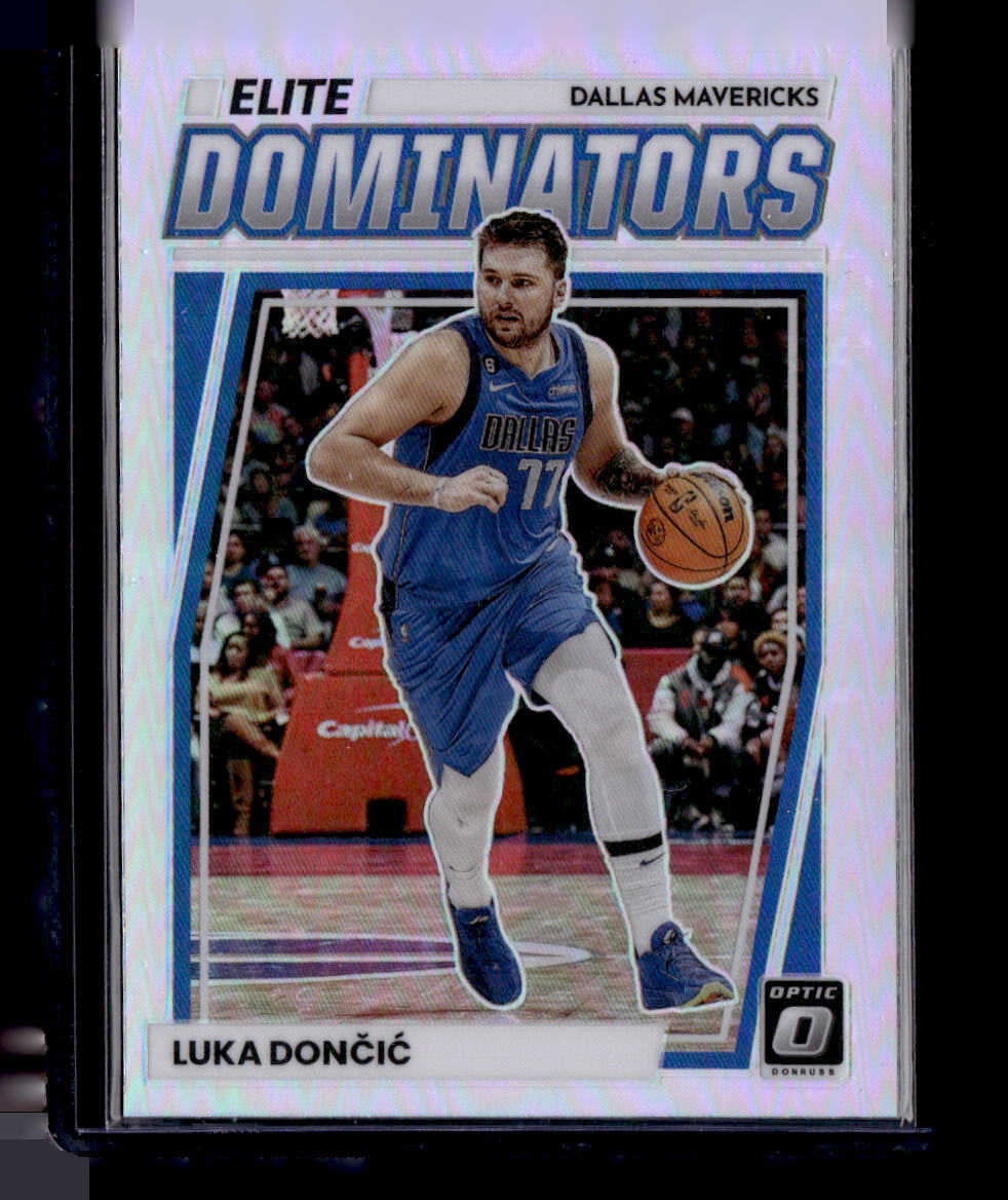 2022 Donruss Optic #4 Luka Doncic Silver Elite Dominators NM+