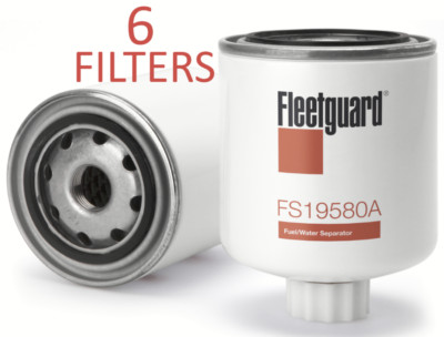 FS19580A (6 PACK) FLEETGUARD FUEL FILTER BF9894 APU Reefer Units a271