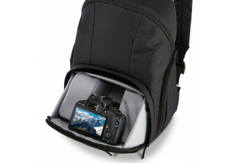 Case Logic TBC-411  Compact DSLR ILCE Camera Backpack in Black  (UK Stock)  BNIP - Image 4 of 4