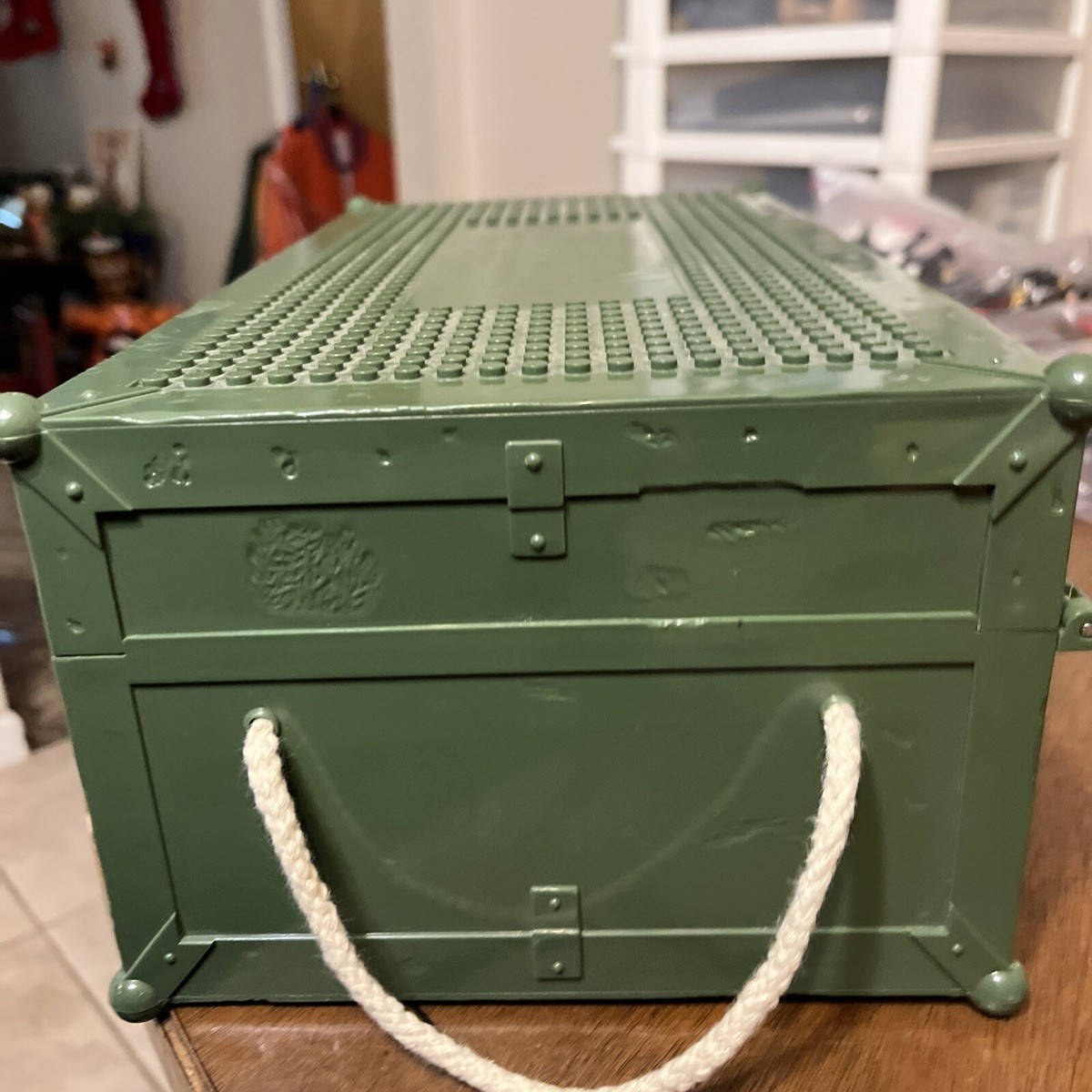 VINTAGE BLOCKMEN MILITARY BUILDING SYSTEM FOOT LOCKER ARMY VINTAGE BLOCKMEN MILITARY BUILDING SYSTEM FOOT LOCKER ARMY