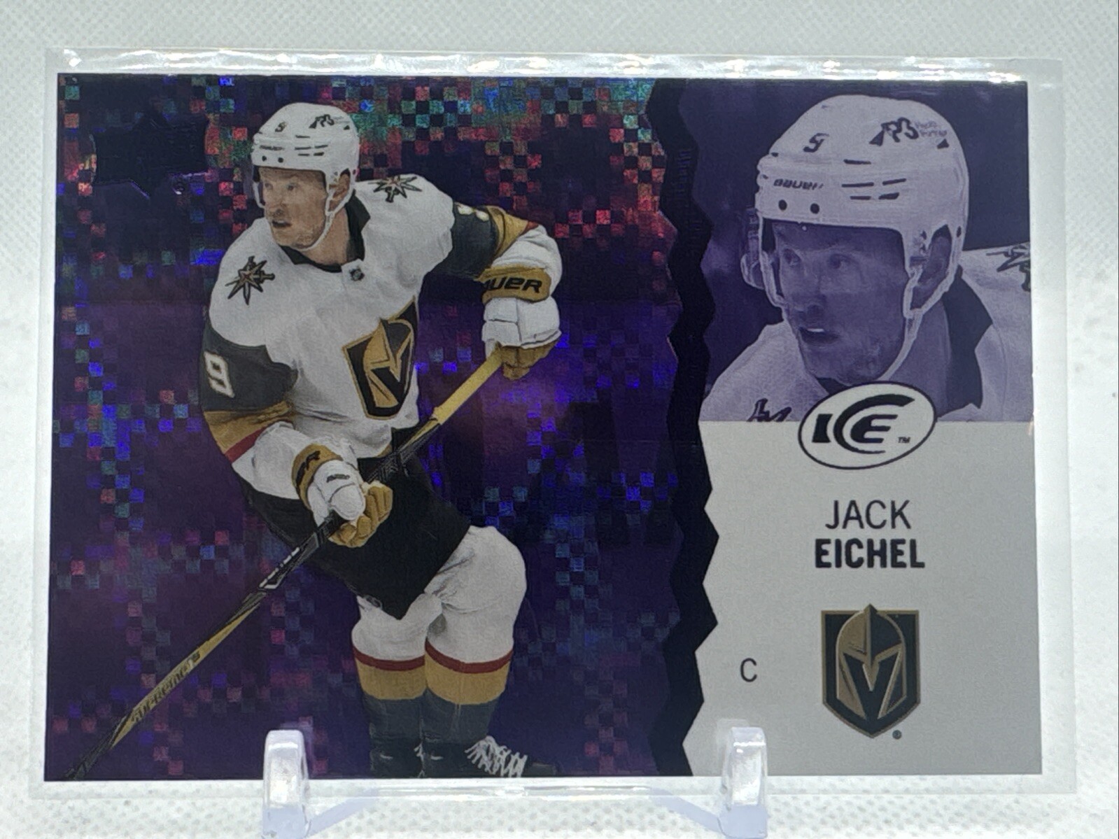 Jack Eichel 2023-24 Upper Deck Ice Purple