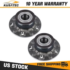 Pair Rear Wheel Hub Bearing Assembly For Audi A3 2006-20 Volkswagen Jetta 12-21