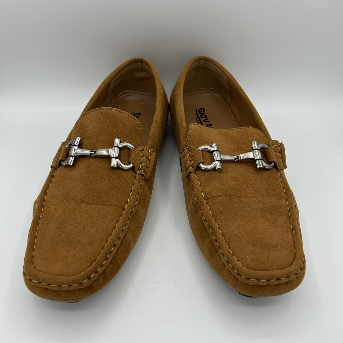 Giovanni Camel Brown Dress Shoes giovanni-mens-lace-up-fancy-  main image 2