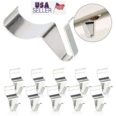 #ad #ad 10 Pcs Vinyl Siding Hooks Heavy Duty Stainless Steel Low Profile No Hole Hanger $8.27