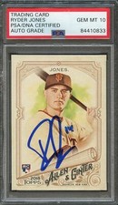 2018 Topps Allen & Ginter #330 Ryder Jones signed card PSA Auto Grade 10 Slabbed