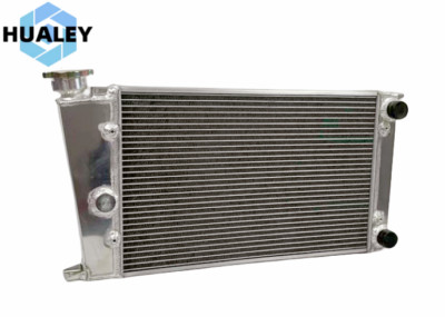 2 Rows Aluminum Radiator For 1984-1991 VW GOLF MK1 Jetta SCIROCCO GTI 1.6L 1.8L