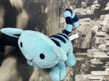 Pilchard The Blue Cat Bob The Builder Plush Soft Toy Beanie 1998 Approx 6"