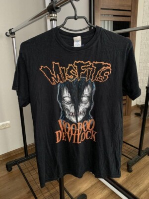 Misfits Voodoo Devillock Vintage Rock Band T-Shirt Tee Size M | eBay