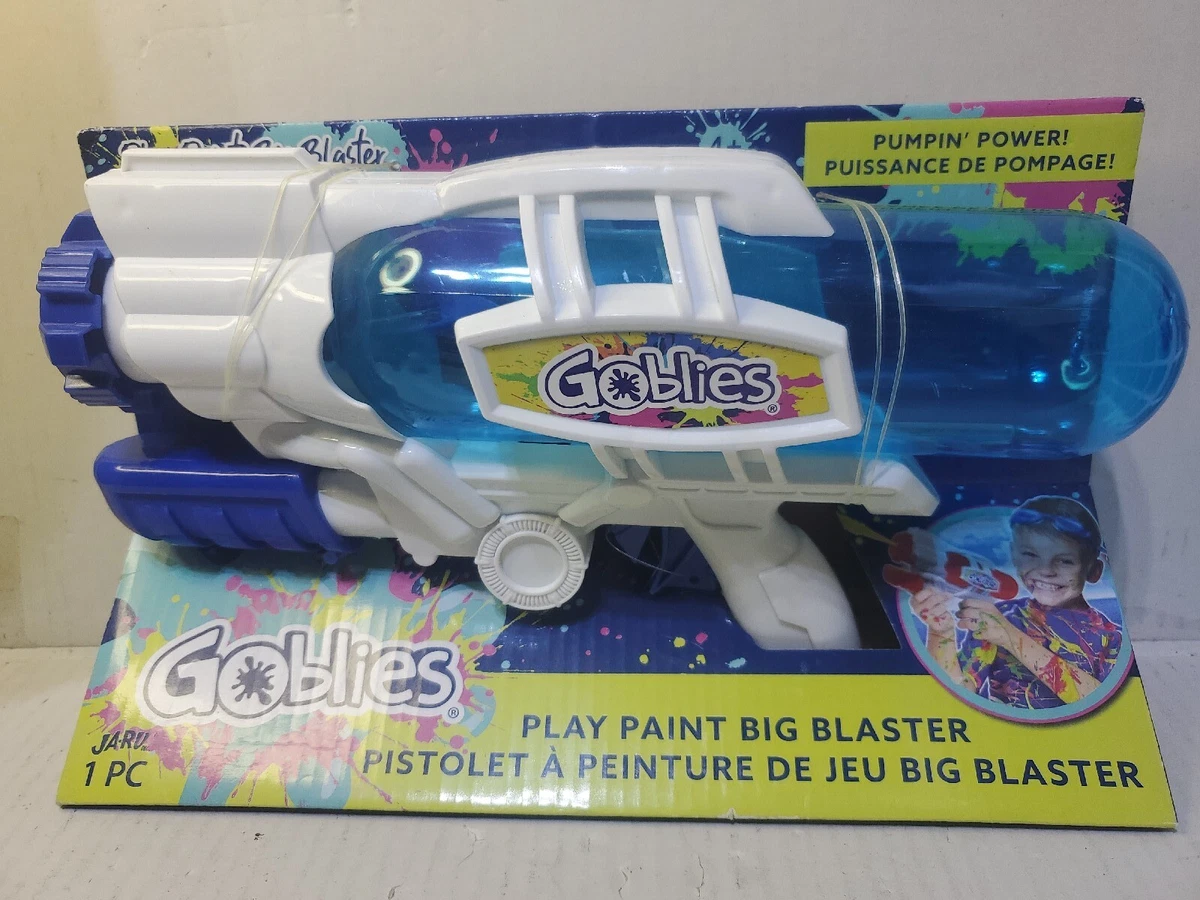 Ja-Ru Goblies Play Paint Big Blaster Water Paint Gun Shooter Toy Power Pump