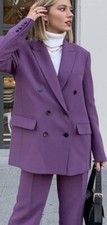 Blazer doppiopetto Zara viola intenso. S. Nuova con etichetta