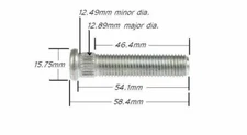 1/2" LONGER THAN STOCK Wheel Stud Lug Bolt OEM Quality Extended Extra Length   @