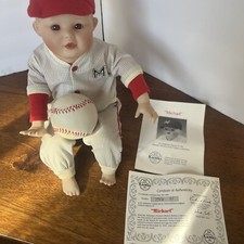 Michael Porcelain Doll by Yolanda Bello for Edwin M Knowles China Co