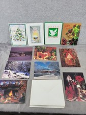 Lot of 11 Assorted Christmas Greeting Cards with Envelopes Holiday Winter Themes