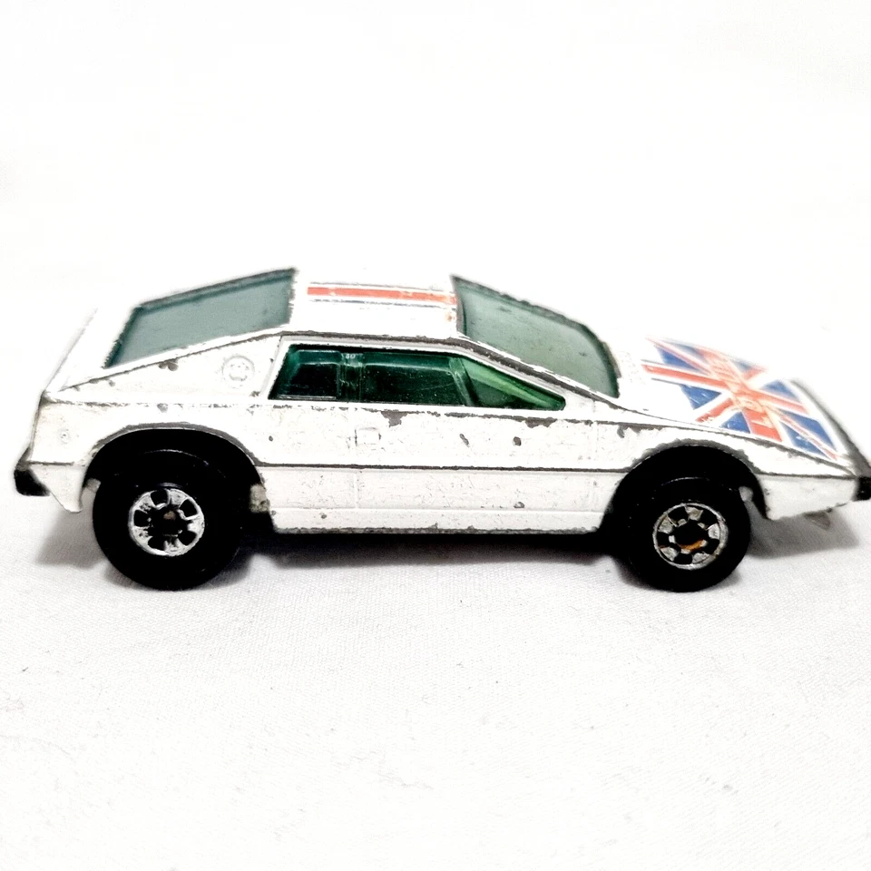 Hot Wheels Royal Flash Lotus Esprit 1978 Blanco Hong Kong Union Jack Flag Foto 3 de 4