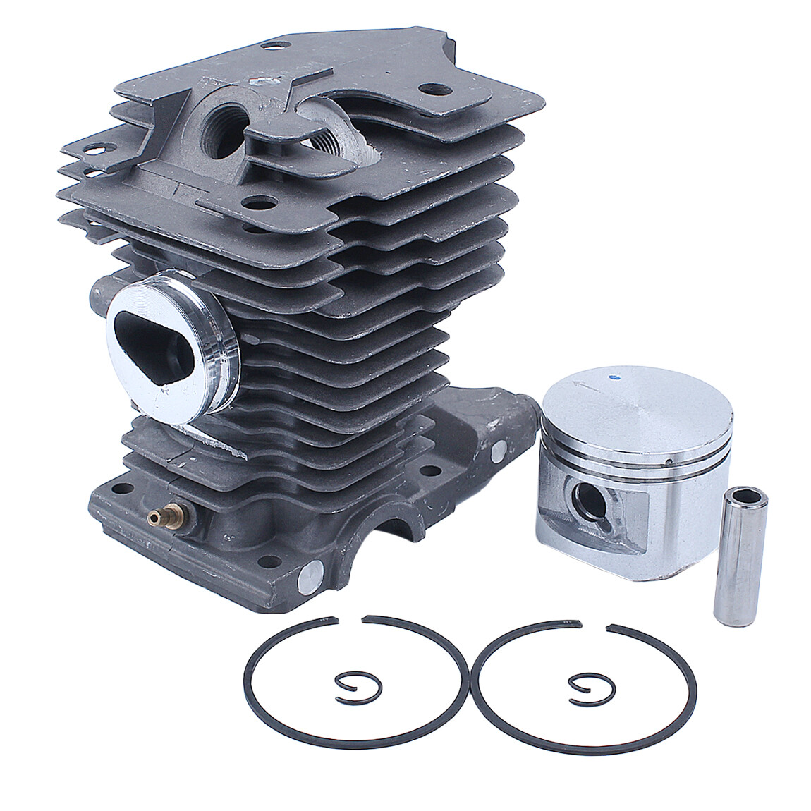 Tagliasiepe Stihl Kit Pistone Cilindro Per Motosega Stihl MS270 MS280 - Diametro 46mm, Con Guarnizioni (kit Ricostruzione) Block Shaft - Foto 10