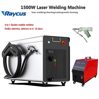 1500W All Aluminum Laser Welding Machine Laser Cleaning Cutting Welder 4-IN-1