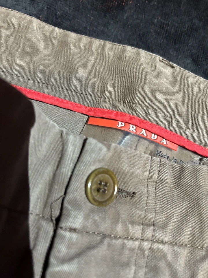 Pantalones elásticos de vestir talla 50-32/33-Prada - marrón Foto 3 de 4