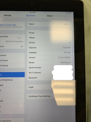 Apple iPad (4th Gen) 16GB Black WIFI ONLY | eBay
