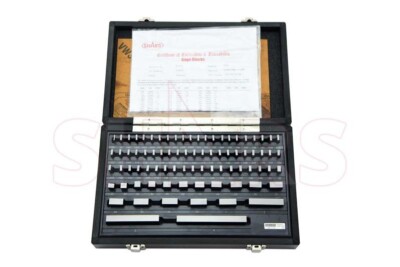 Shars 81 PCS Economy Grade Rectangular Gage Gauge Block Set Certificate M}