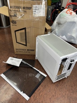 Cooler Master NR200P White Mini ITX SFF Case Tempered Glass Open Box