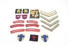 T x18 Military Patches WW1/2 Sommerset, Devon Etc