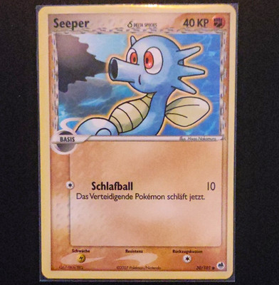Pokémon TCG Seeper 50/101 Common EX Delta Species DE 40KP 2007