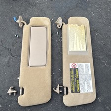 1998-2002 Toyota 4Runner Sun Visors Tan Brown...
