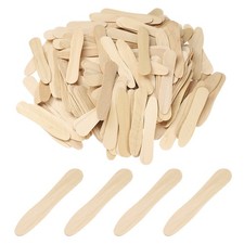 200PCS Wooden Ice Cream Spoons 75MM Disposable Mini Bulk