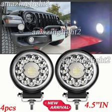 2x 4.5inch 90w Round Off Road Led Work Lights Fit Jeep Bumper Atv Truck Boat 4wd 2x 4.5inch 90w Round Off Road Led Work Lights Fit Jeep Bumper Atv Truck Boat 4wd