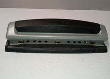 Swingline 3 Hole Paper Punch Adjustable Heavy Duty Desktop Office Punch