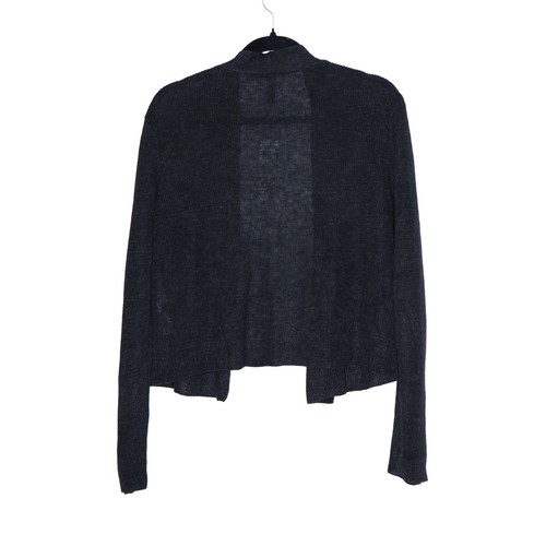 EILEEN FISHER NEW Organic Linen Cropped Cardigan Seaweed Casual Women's M - Picture 2 of 10