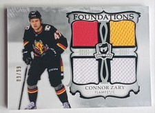 2023-24 UD The Cup Foundations Connor Zary /99 Calgary Flames