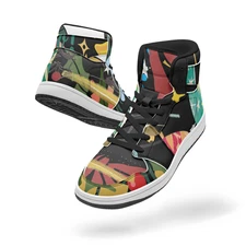 Christmas Shoe's Mens UVelsi Air Long AL01 Premium Leather Sneaker Comfy Sneaker